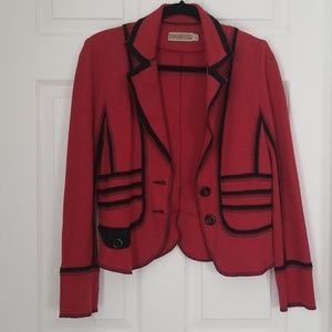 Canvas Backs red modern blazer